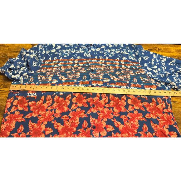 Tommy Bahama Men’s 3XLB Shirt The Veracruz Cay Flora Striped New, Beach Summer - Picture 3 of 6